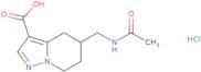 5-(Acetamidomethyl)-4H,5H,6H,7H-pyrazolo[1,5-a]pyridine-3-carboxylic acid hydrochloride