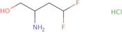 2-Amino-4,4-difluorobutan-1-ol hydrochloride