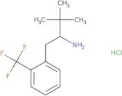 3,3-Dimethyl-1-[2-(trifluoromethyl)phenyl]butan-2-amine hydrochloride