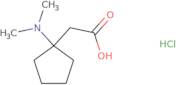 2-[1-(Dimethylamino)cyclopentyl]acetic acid hydrochloride