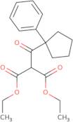 1,3-Diethyl 2-(1-phenylcyclopentanecarbonyl)propanedioate