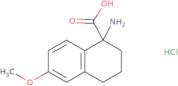 1-Amino-6-methoxy-1,2,3,4-tetrahydronaphthalene-1-carboxylic acid hydrochloride