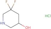 5,5-Difluoropiperidin-3-ol hydrochloride