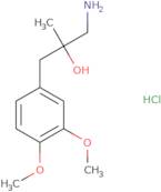 1-Amino-3-(3,4-dimethoxyphenyl)-2-methylpropan-2-ol hydrochloride