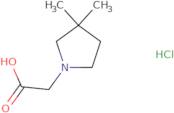 2-(3,3-Dimethylpyrrolidin-1-yl)acetic acid hydrochloride