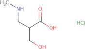 3-Hydroxy-2-[(methylamino)methyl]propanoic acid hydrochloride