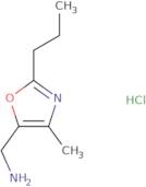 (4-Methyl-2-propyl-1,3-oxazol-5-yl)methanamine hydrochloride