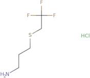 3-[(2,2,2-Trifluoroethyl)sulfanyl]propan-1-amine hydrochloride