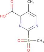 2-Methanesulfonyl-5-methylpyrimidine-4-carboxylic acid