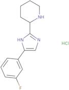 2-[4-(3-Fluorophenyl)-1H-imidazol-2-yl]piperidine hydrochloride