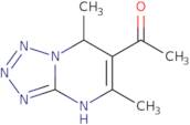 1-{5,7-Dimethyl-4H,7H-[1,2,3,4]tetrazolo[1,5-a]pyrimidin-6-yl}ethan-1-one