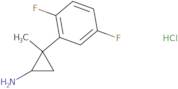 2-(2,5-Difluorophenyl)-2-methylcyclopropan-1-amine hydrochloride