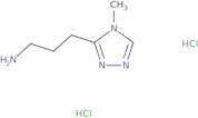 3-(4-Methyl-4H-1,2,4-triazol-3-yl)propan-1-amine dihydrochloride