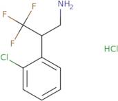 2-(2-Chlorophenyl)-3,3,3-trifluoropropan-1-amine hydrochloride