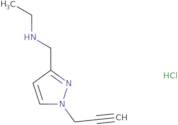 Ethyl({[1-(prop-2-yn-1-yl)-1H-pyrazol-3-yl]methyl})amine hydrochloride