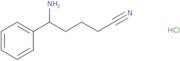 5-Amino-5-phenylpentanenitrile hydrochloride