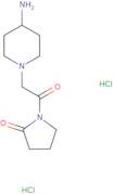 1-[2-(4-Aminopiperidin-1-yl)acetyl]pyrrolidin-2-one dihydrochloride