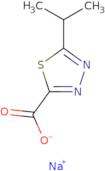 Sodium 5-(propan-2-yl)-1,3,4-thiadiazole-2-carboxylate