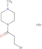 3-Bromo-1-(4-methylpiperazin-1-yl)propan-1-one hydrobromide