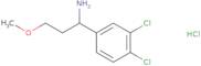1-(3,4-Dichlorophenyl)-3-methoxypropan-1-amine hydrochloride