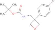 tert-Butyl N-{[3-(4-bromophenyl)oxetan-3-yl]methyl}carbamate