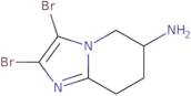 2,3-Dibromo-5H,6H,7H,8H-imidazo[1,2-a]pyridin-6-amine