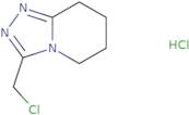 3-(Chloromethyl)-5H,6H,7H,8H-[1,2,4]triazolo[4,3-a]pyridine hydrochloride