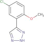 4-(5-Chloro-2-methoxyphenyl)-1H-1,2,3-triazole