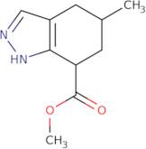 Methyl 5-methyl-4,5,6,7-tetrahydro-1H-indazole-7-carboxylate