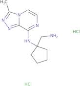 N-[1-(Aminomethyl)cyclopentyl]-3-methyl-[1,2,4]triazolo[4,3-a]pyrazin-8-amine dihydrochloride