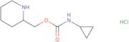 Piperidin-2-ylmethyl N-cyclopropylcarbamate hydrochloride