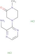 4-[3-(Aminomethyl)pyrazin-2-yl]-1-methylpiperazin-2-one dihydrochloride