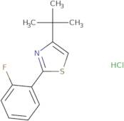 4-tert-Butyl-2-(2-fluorophenyl)-1,3-thiazole hydrochloride