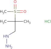 (2-Methanesulfonyl-2-methylpropyl)hydrazine hydrochloride