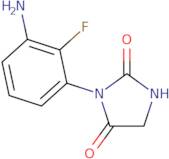 3-(3-Amino-2-fluorophenyl)imidazolidine-2,4-dione