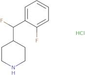 4-[Fluoro(2-fluorophenyl)methyl]piperidine hydrochloride
