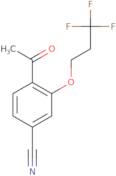 4-Acetyl-3-(3,3,3-trifluoropropoxy)benzonitrile