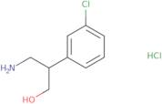3-Amino-2-(3-chlorophenyl)propan-1-ol hydrochloride