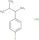 1-(4-Fluorophenyl)-2-methylpropan-1-amine hydrochloride