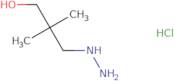 3-Hydrazinyl-2,2-dimethylpropan-1-ol hydrochloride