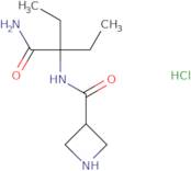 2-(Azetidin-3-ylformamido)-2-ethylbutanamide hydrochloride