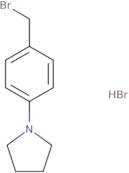 1-[4-(Bromomethyl)phenyl]pyrrolidine hydrobromide