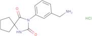 3-[3-(Aminomethyl)phenyl]-1,3-diazaspiro[4.4]nonane-2,4-dione hydrochloride