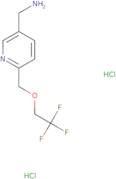 {6-[(2,2,2-Trifluoroethoxy)methyl]pyridin-3-yl}methanamine dihydrochloride