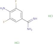 4-Amino-3,5-difluorobenzene-1-carboximidamide dihydrochloride