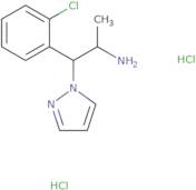 1-(2-Chlorophenyl)-1-(1H-pyrazol-1-yl)propan-2-amine dihydrochloride