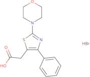 2-[2-(Morpholin-4-yl)-4-phenyl-1,3-thiazol-5-yl]acetic acid hydrobromide