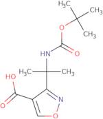 3-(2-{[(tert-Butoxy)carbonyl]amino}propan-2-yl)-1,2-oxazole-4-carboxylic acid