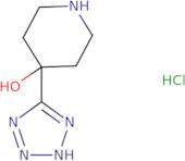4-(1H-1,2,3,4-Tetrazol-5-yl)piperidin-4-ol hydrochloride