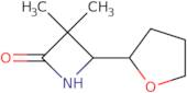 3,3-Dimethyl-4-(oxolan-2-yl)azetidin-2-one